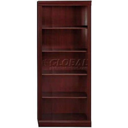 BUSH IND Bush Furniture 5-Shelf Bookcase - Harvest Cherry - Saratoga Series W1615C-03
